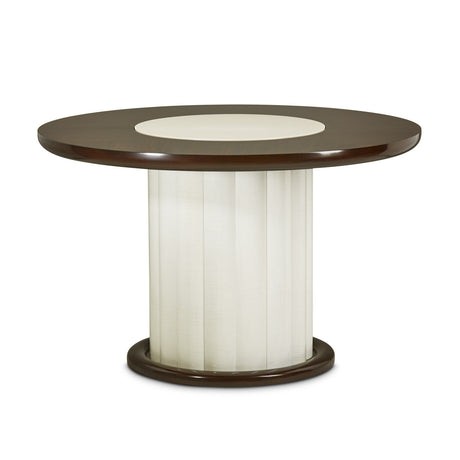 Aico Furniture - Paris Chic 48 Round Dining Table In Espresso - N9003001-409