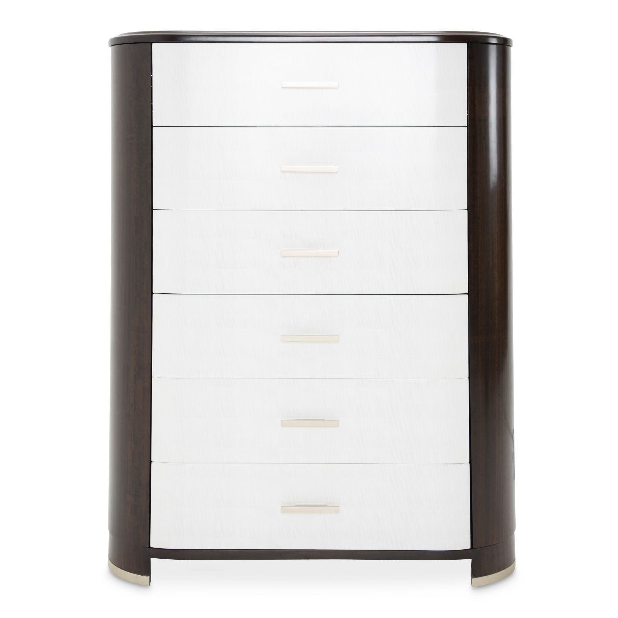 Aico Furniture - Paris Chic 6 Drawer Vertical Storage Cabinets-Chest In Espresso - N9003070-409