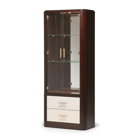 Aico Furniture - Paris Chic Display Cabinet In Espresso - N9003209-409
