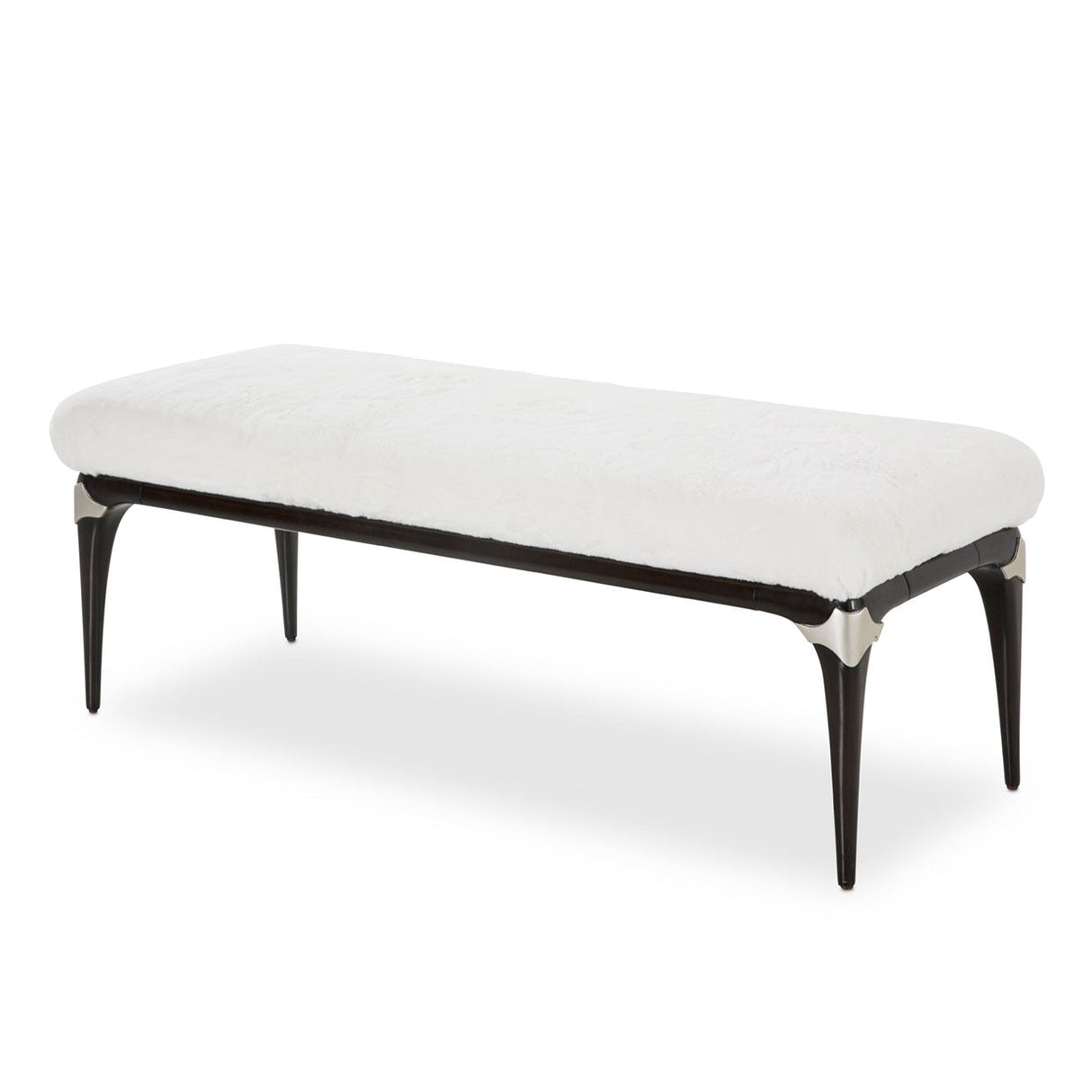 Aico Furniture - Paris Chic Bed Bench In Espresso - N9003904-409