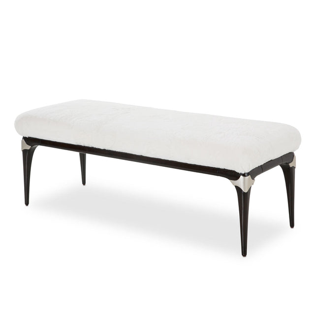 Aico Furniture - Paris Chic Bed Bench In Espresso - N9003904-409