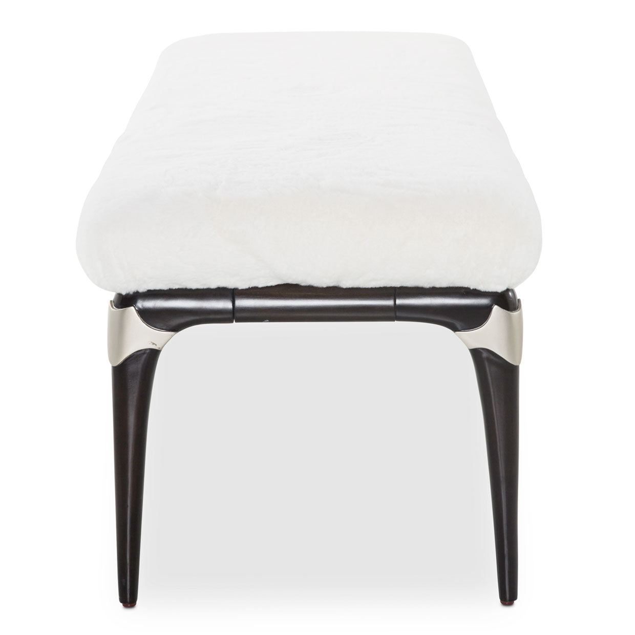 Aico Furniture - Paris Chic 7 Piece Eastern King Tufted Sleigh Bedroom Set In Espresso - N9003000Eks4-409-7Set