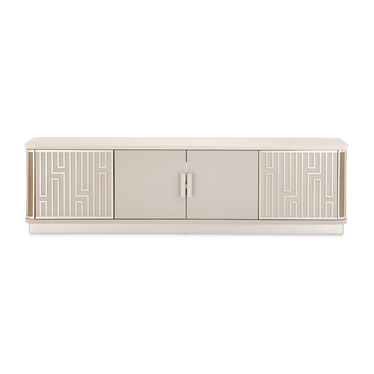 Aico Furniture - Roxbury Park Media Cabinet In Slate - N9006081-220