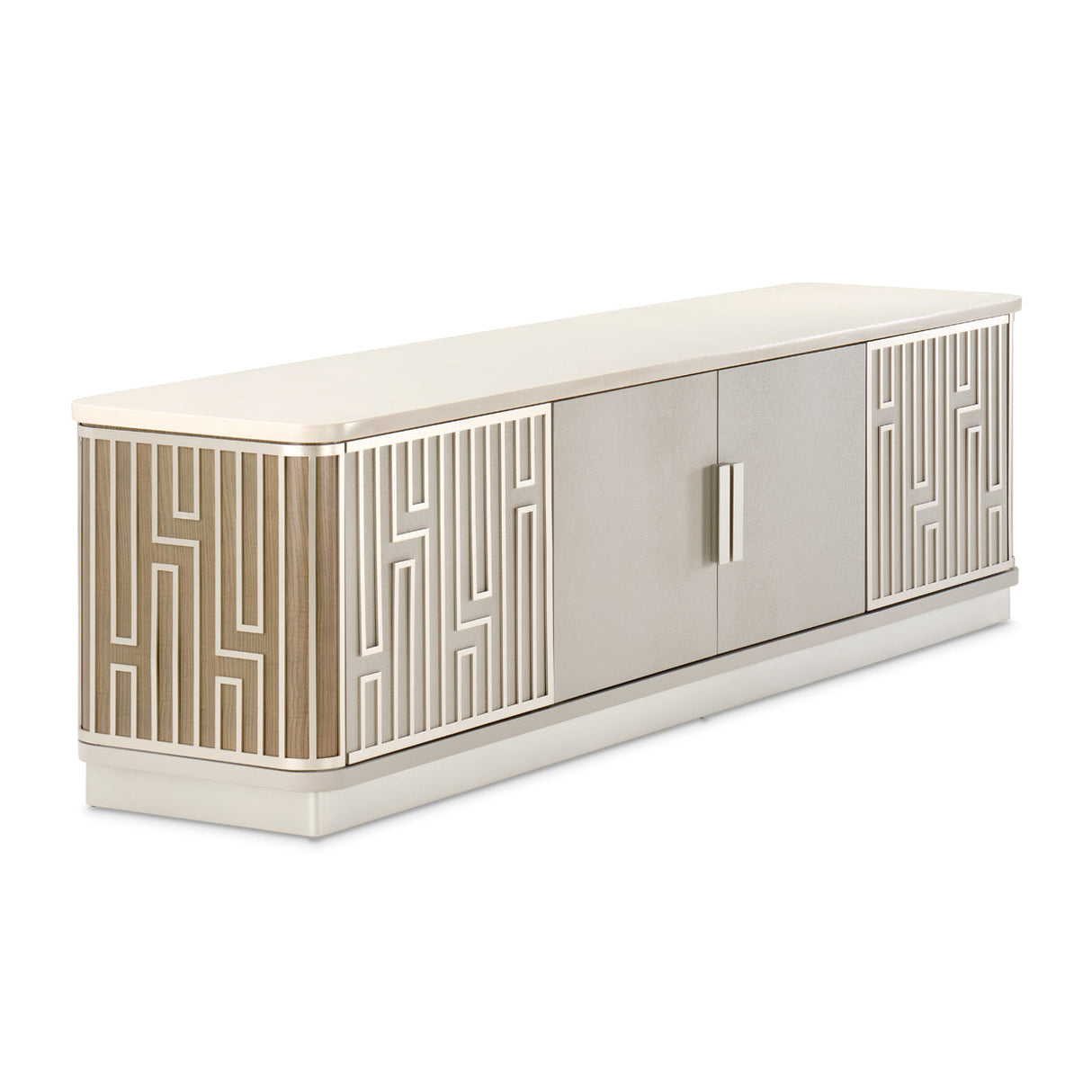 Aico Furniture - Roxbury Park Media Cabinet In Slate - N9006081-220
