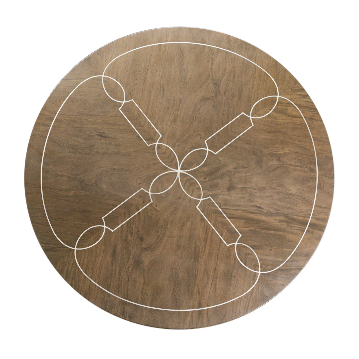 Aico Furniture - Villa Cherie Round Dining Table In Hazelnut - N9008003-410