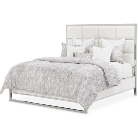 Michael Amini State St. Short Metal Panel Bed - Home Elegance USA