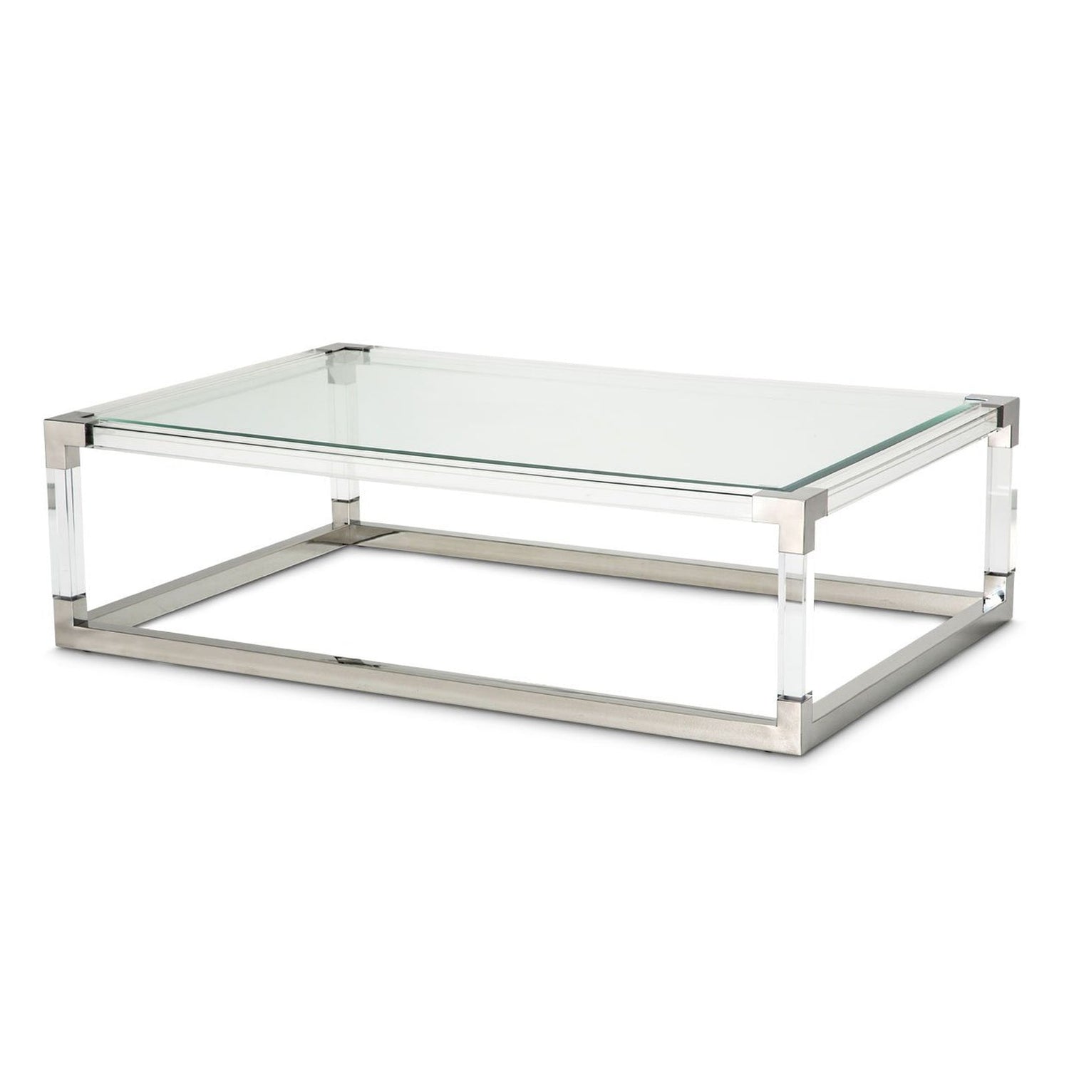 Michael Amini State St. Rectangular Cocktail Table - Home Elegance USA
