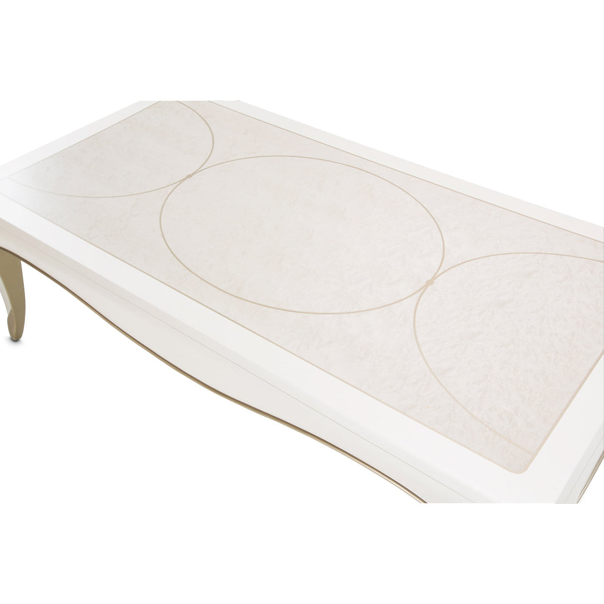 Aico Furniture - London Place 3 Piece Occasional Table Set In Creamy Pearl - Nc9004201-202-112