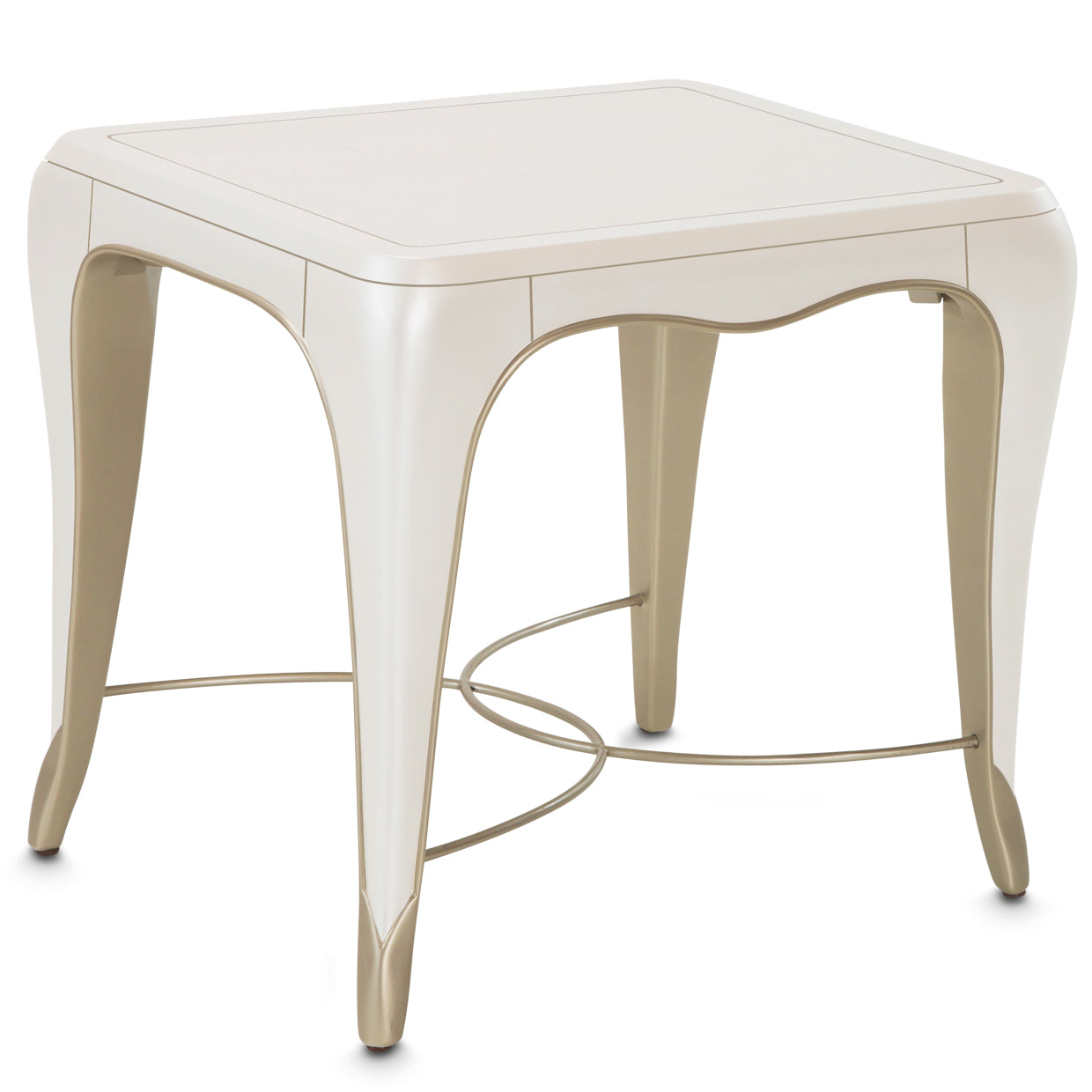 Aico Furniture - London Place End Table In Creamy Pearl - Nc9004202-112