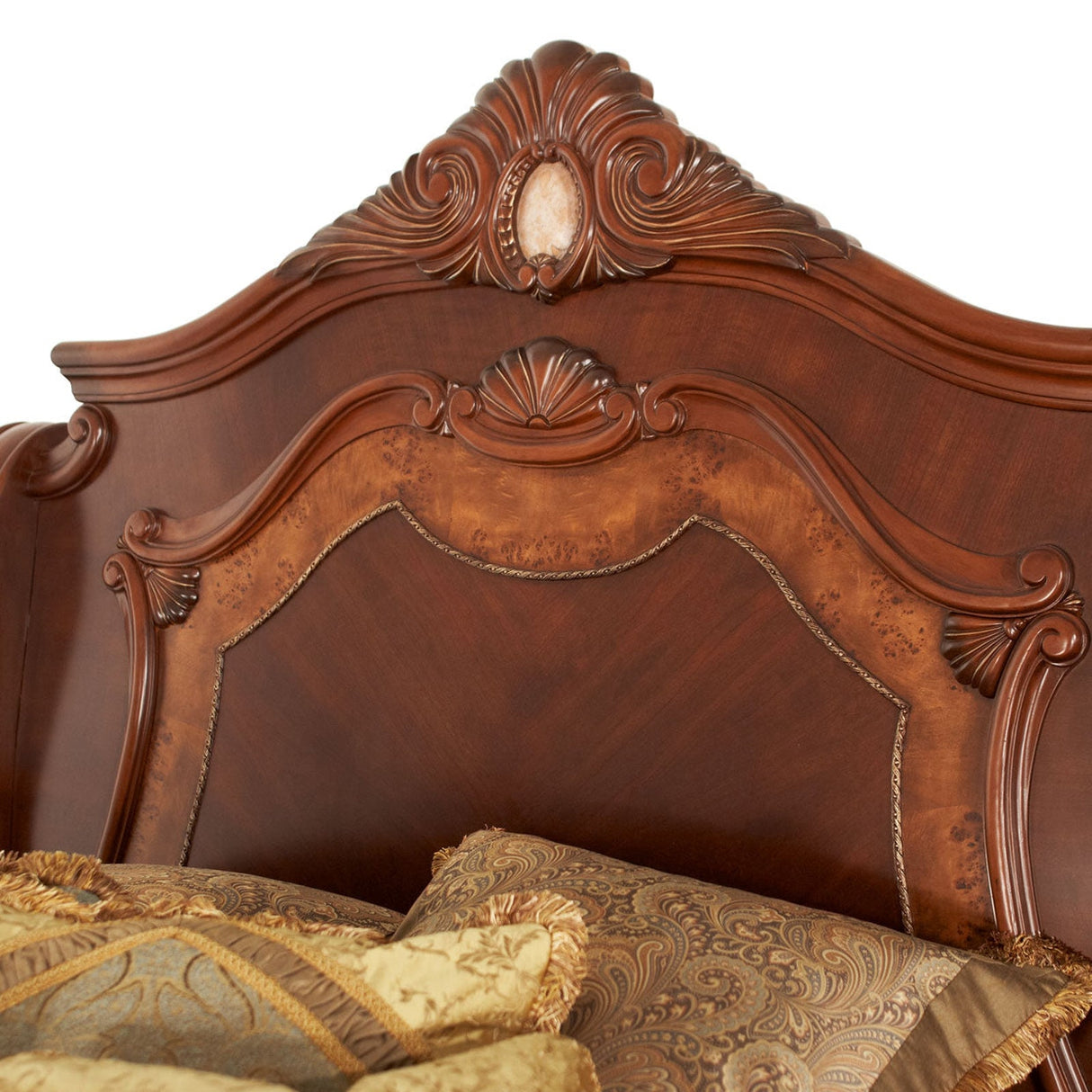 Cortina Sleigh Bed - Michael Amini | Aico | Home Elegance USA