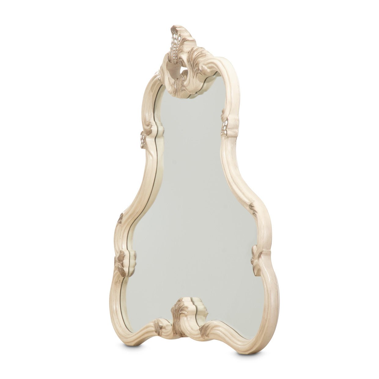 Michael Amini Platine De Royale Champagne Dresser Mirror - Home Elegance USA