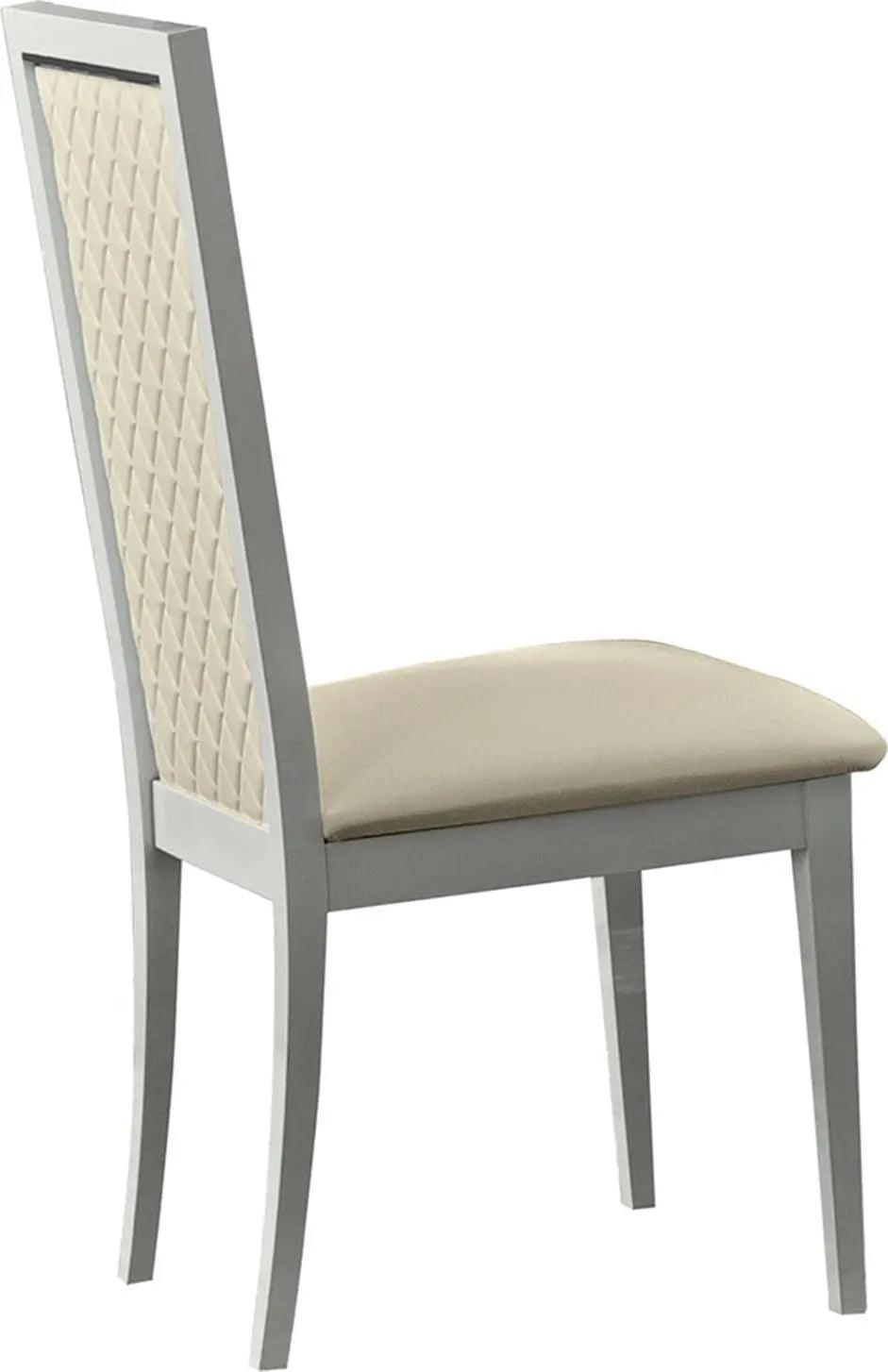 Roma Modern Rectangular Dining Room Set High Gloss White Color By Esf Furniture - ESF Furniture