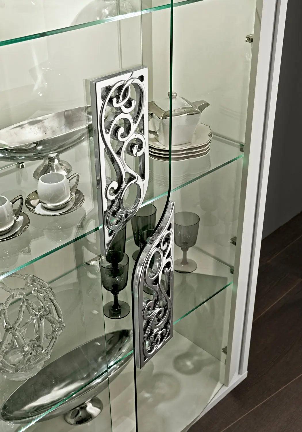 Roma Modern Rectangular Dining Room Set High Gloss White Color By Esf Furniture - ESF Furniture