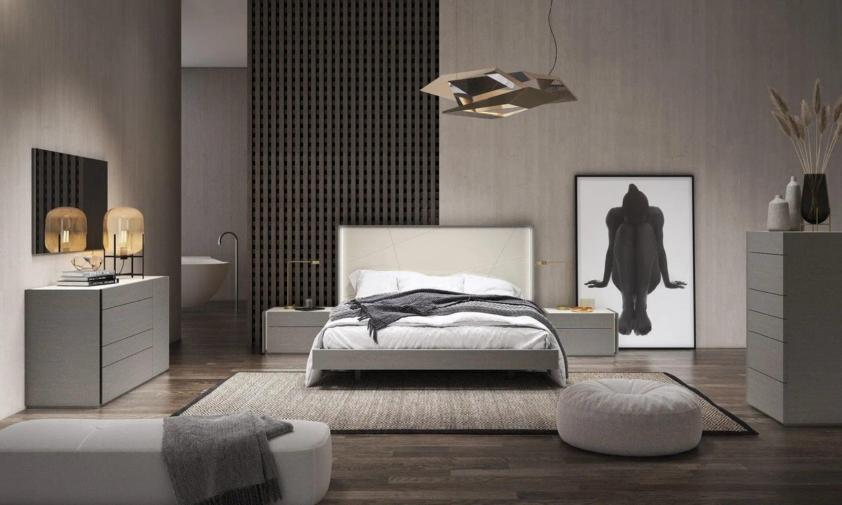 Sintra Premium Bedroom Set in Grey by J&M Furniture J&M Furniture