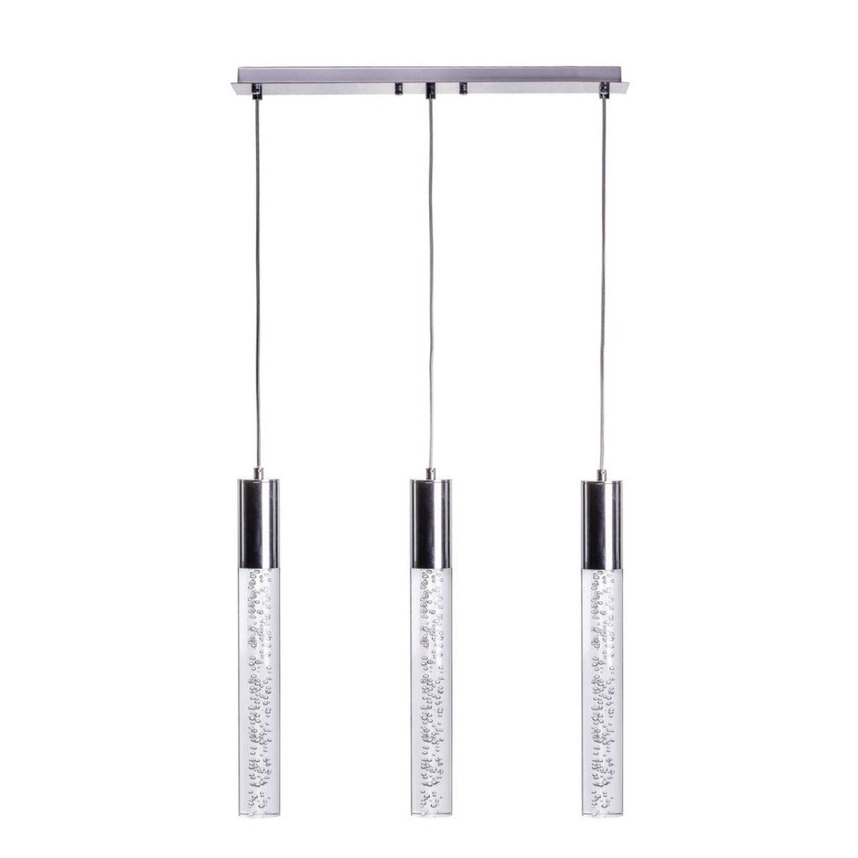 Sparkling Night Cylinder Chandelier // 3 Light - Home Elegance USA