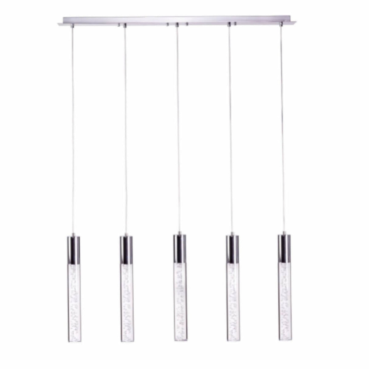 Sparkling Night Cylinder Chandelier // 5 Light - Home Elegance USA