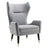 Tov Furniture Logan Velvet Chair