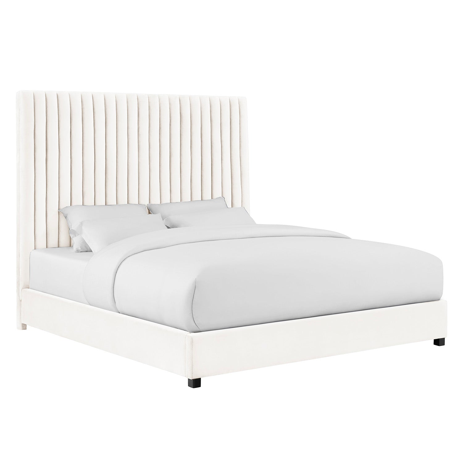 Arabelle Velvet Bed | TOV | Home Elegance USA