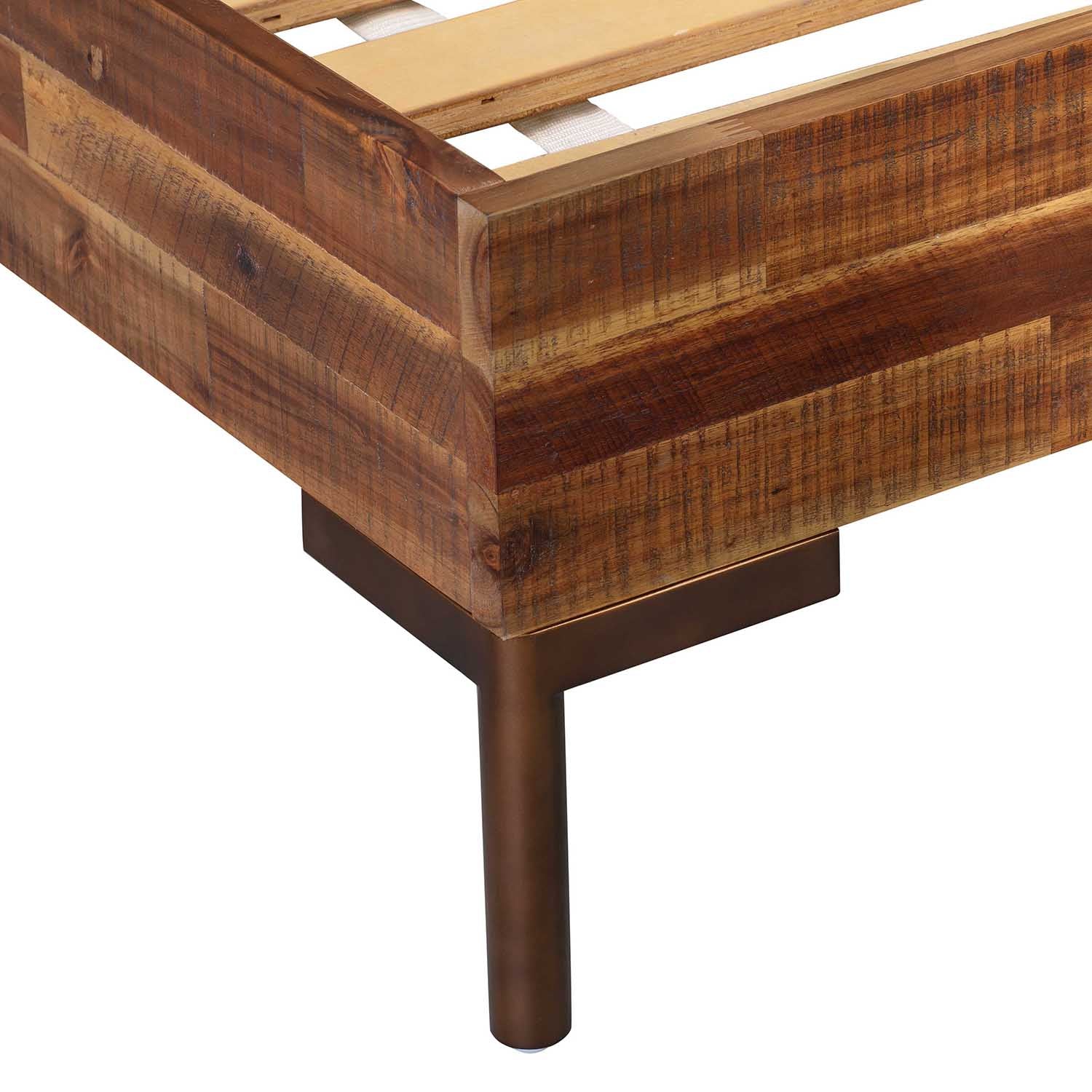 Bushwick Wooden Bed | TOV | Home Elegance USA