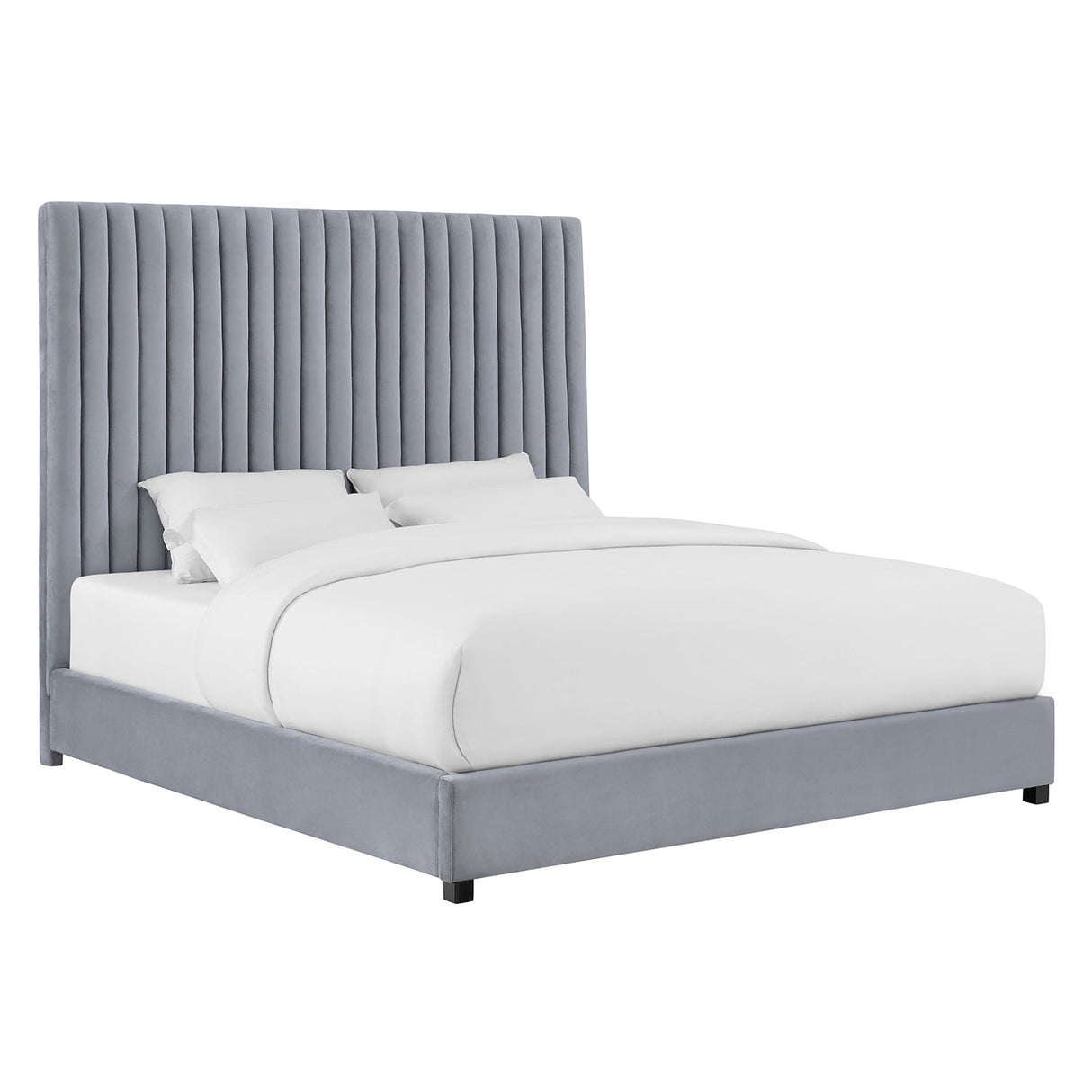 Arabelle Velvet Bed | TOV | Home Elegance USA