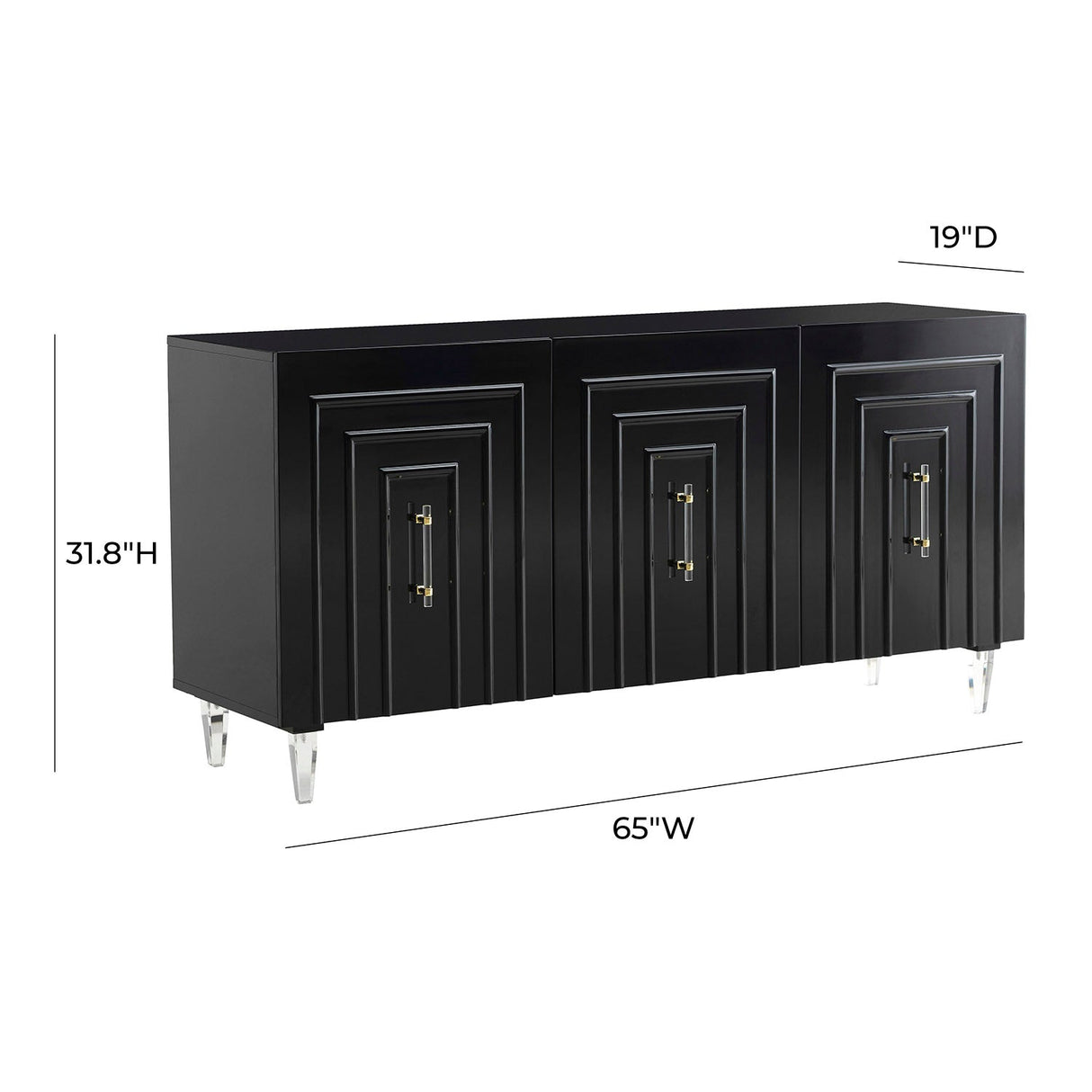 Tov Furniture Famke Lacquer Buffet