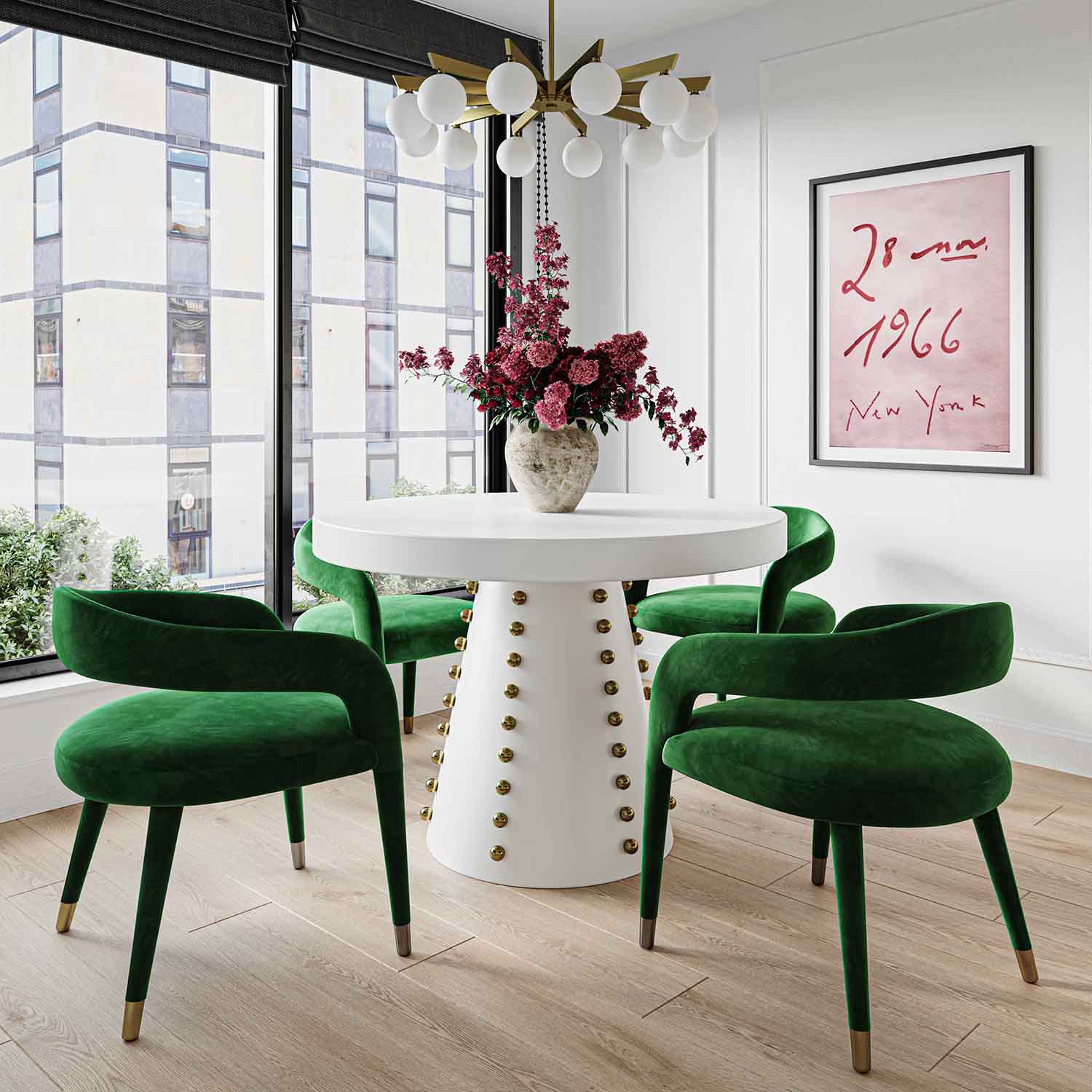 Tov Furniture Janice Lacquer Dinette Table
