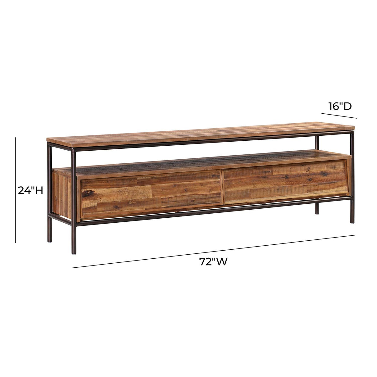 Bushwick Wooden Tv Stand | TOV | Home Elegance USA