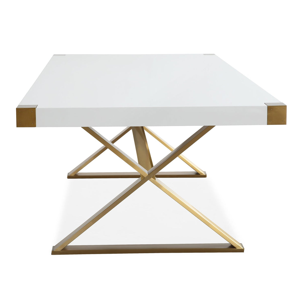 Adeline Lacquer Dining Table | TOV | Home Elegance USA