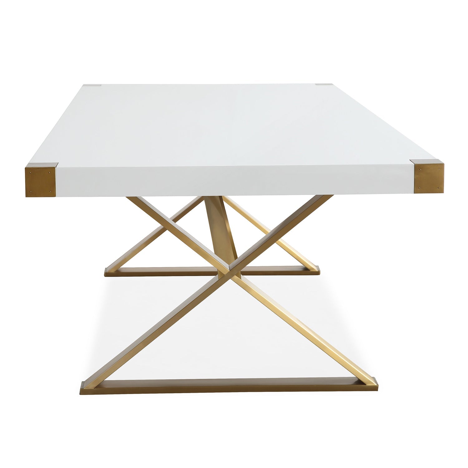 Adeline Lacquer Dining Table | TOV | Home Elegance USA