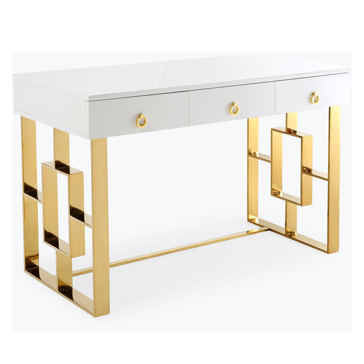 Audrey Lacquer Desk | TOV | Home Elegance USA