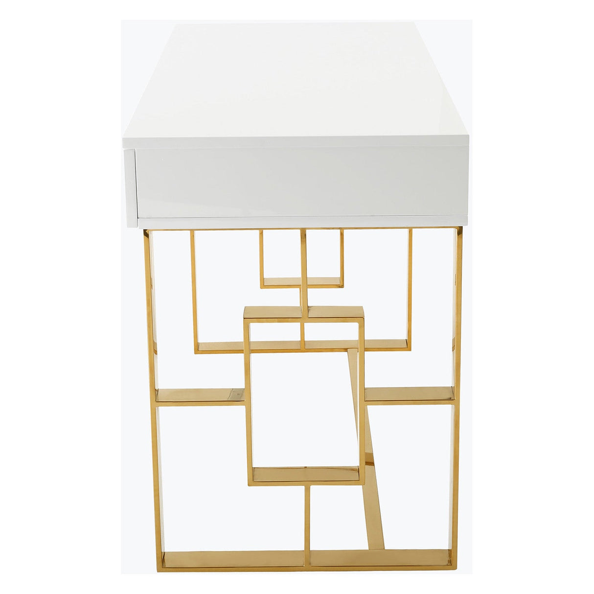 Audrey Lacquer Desk | TOV | Home Elegance USA