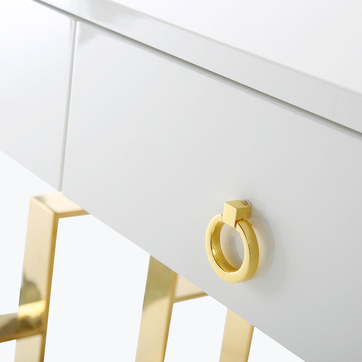 Audrey Lacquer Desk | TOV | Home Elegance USA