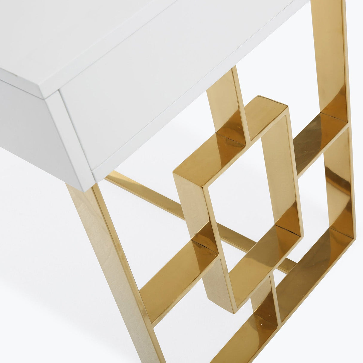 Audrey Lacquer Desk | TOV | Home Elegance USA