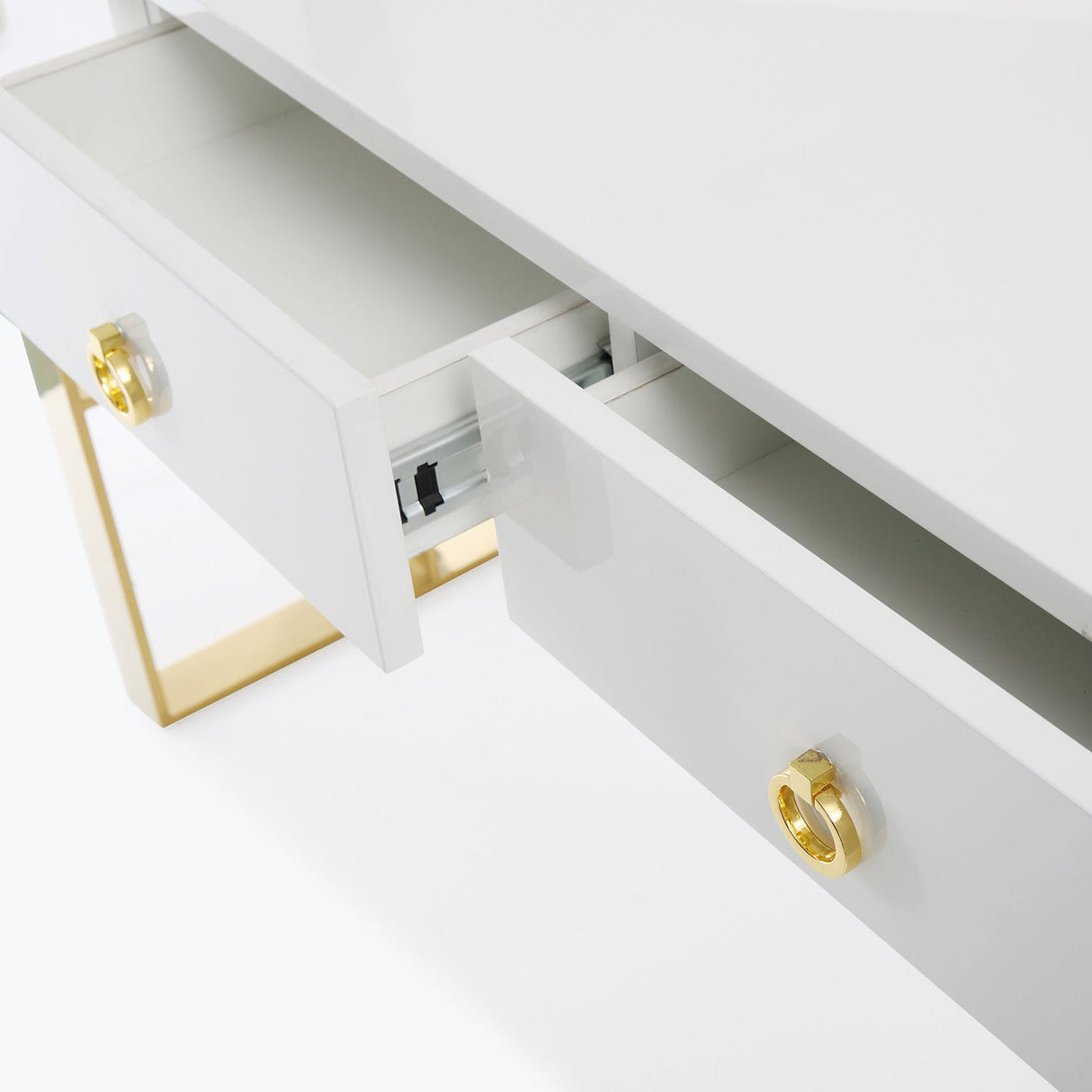 Audrey Lacquer Desk | TOV | Home Elegance USA