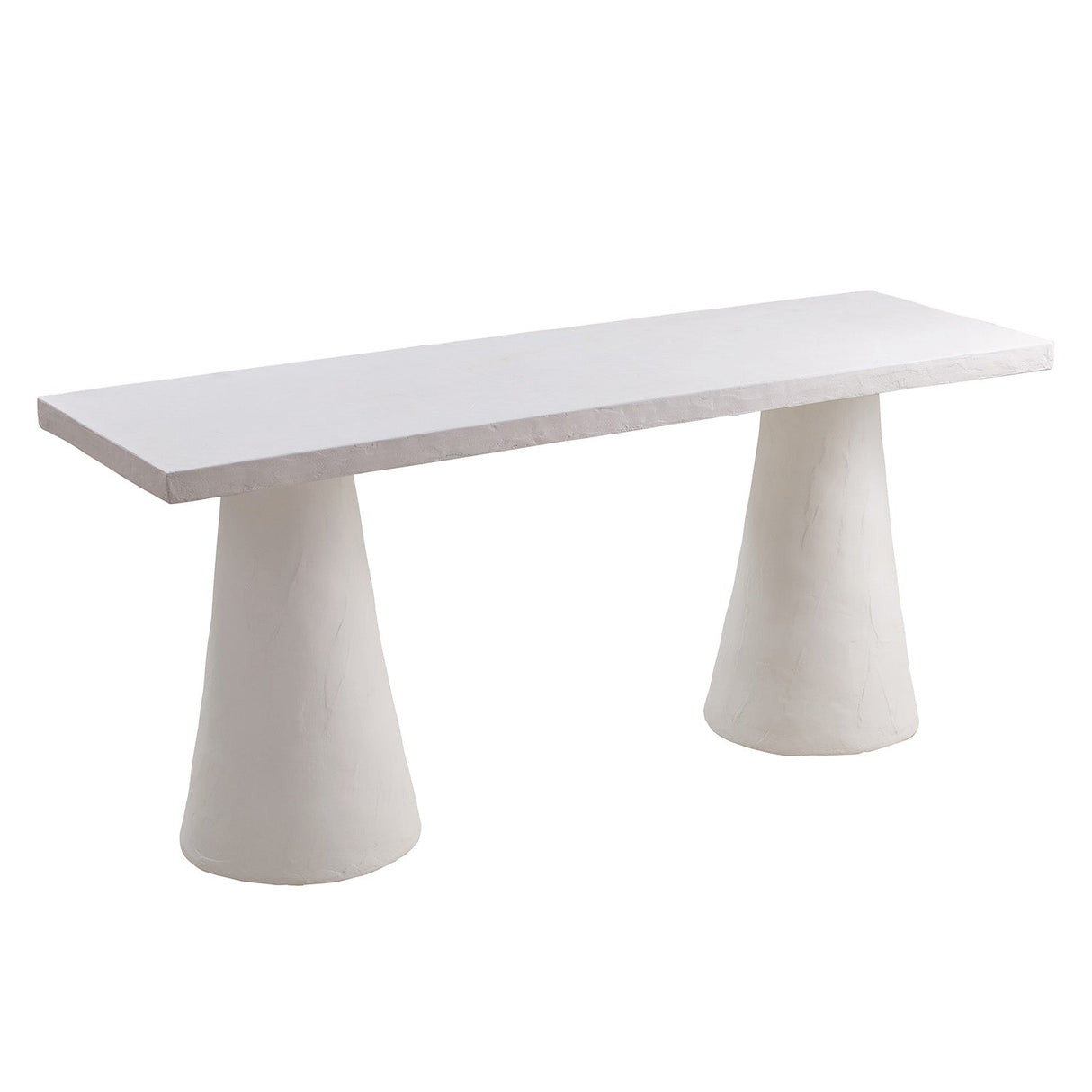 Dayana Plaster Desk | TOV | Home Elegance USA