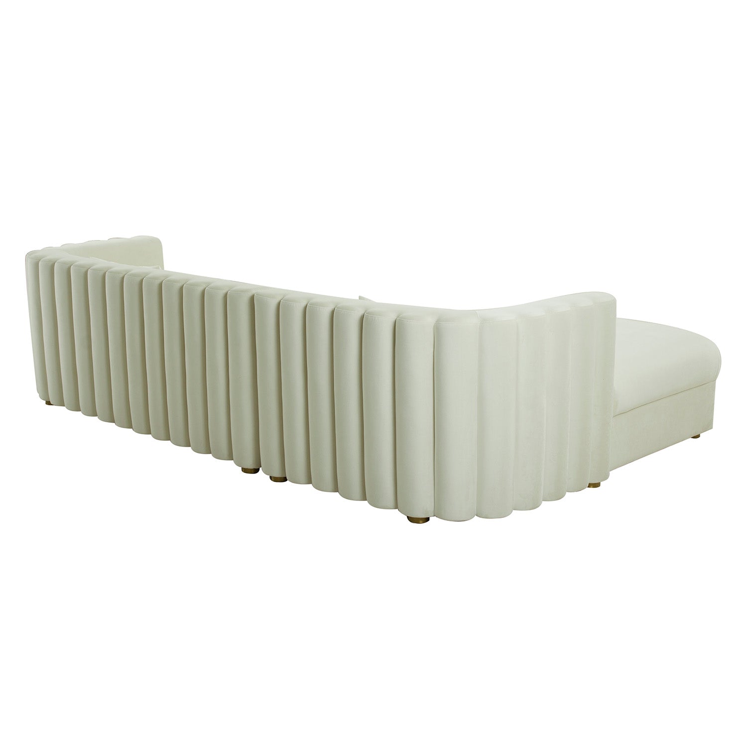 Callie Velvet Left Arm Sectional Sofa | TOV | Home Elegance USA
