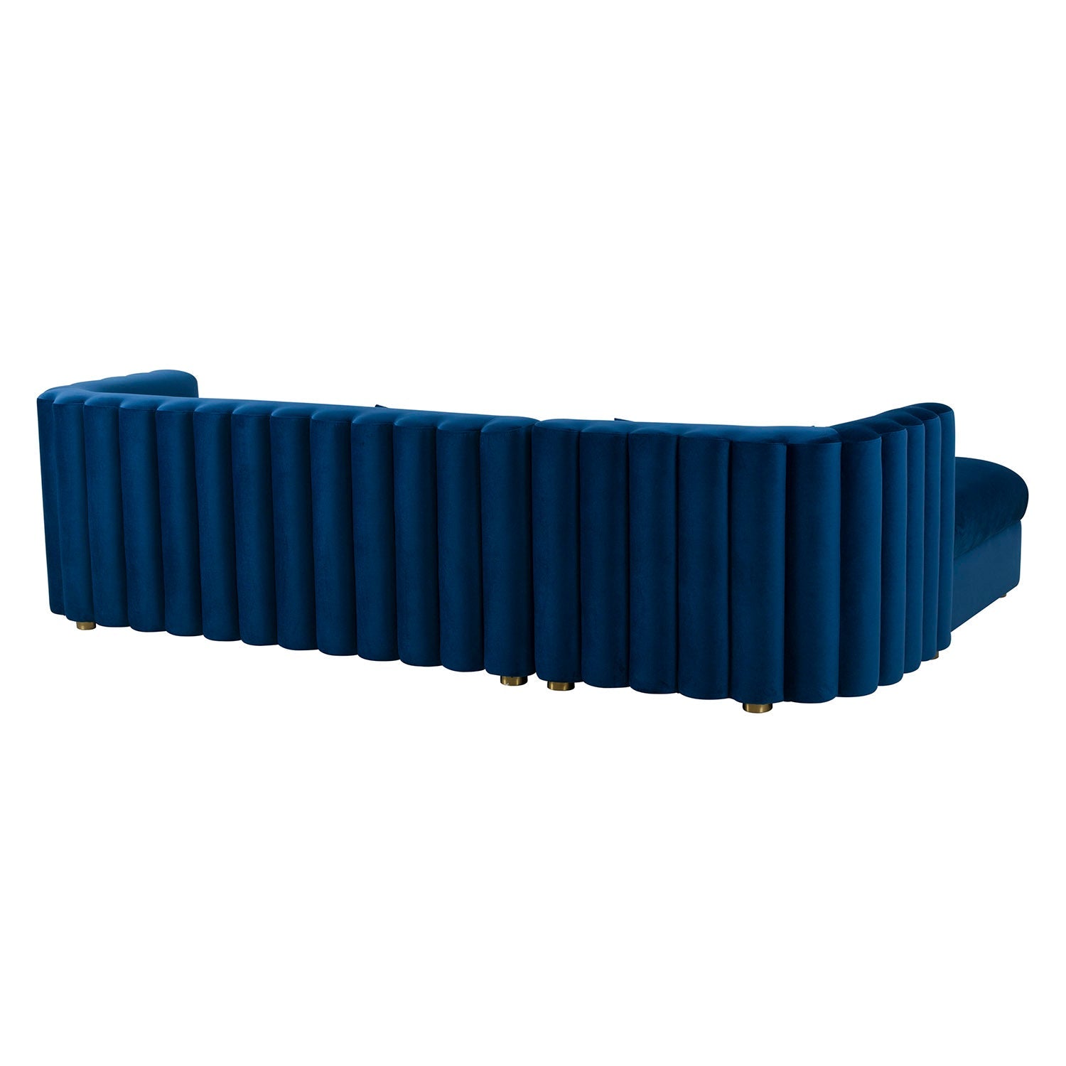 Callie Velvet Left Arm Sectional Sofa | TOV | Home Elegance USA