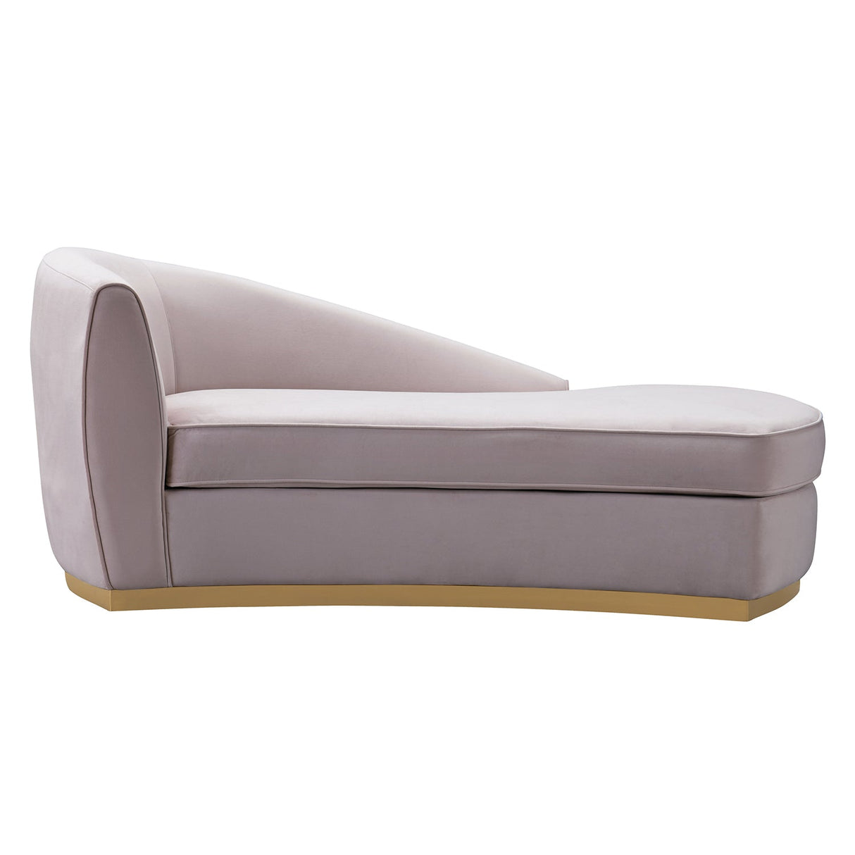 Adele Velvet Chaise | TOV | Home Elegance USA