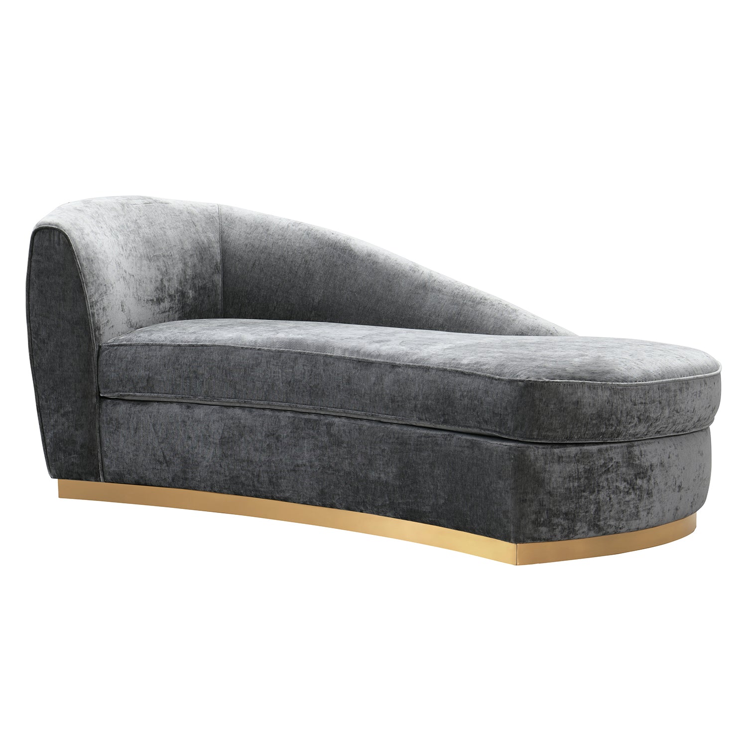 Adele Velvet Chaise | TOV | Home Elegance USA