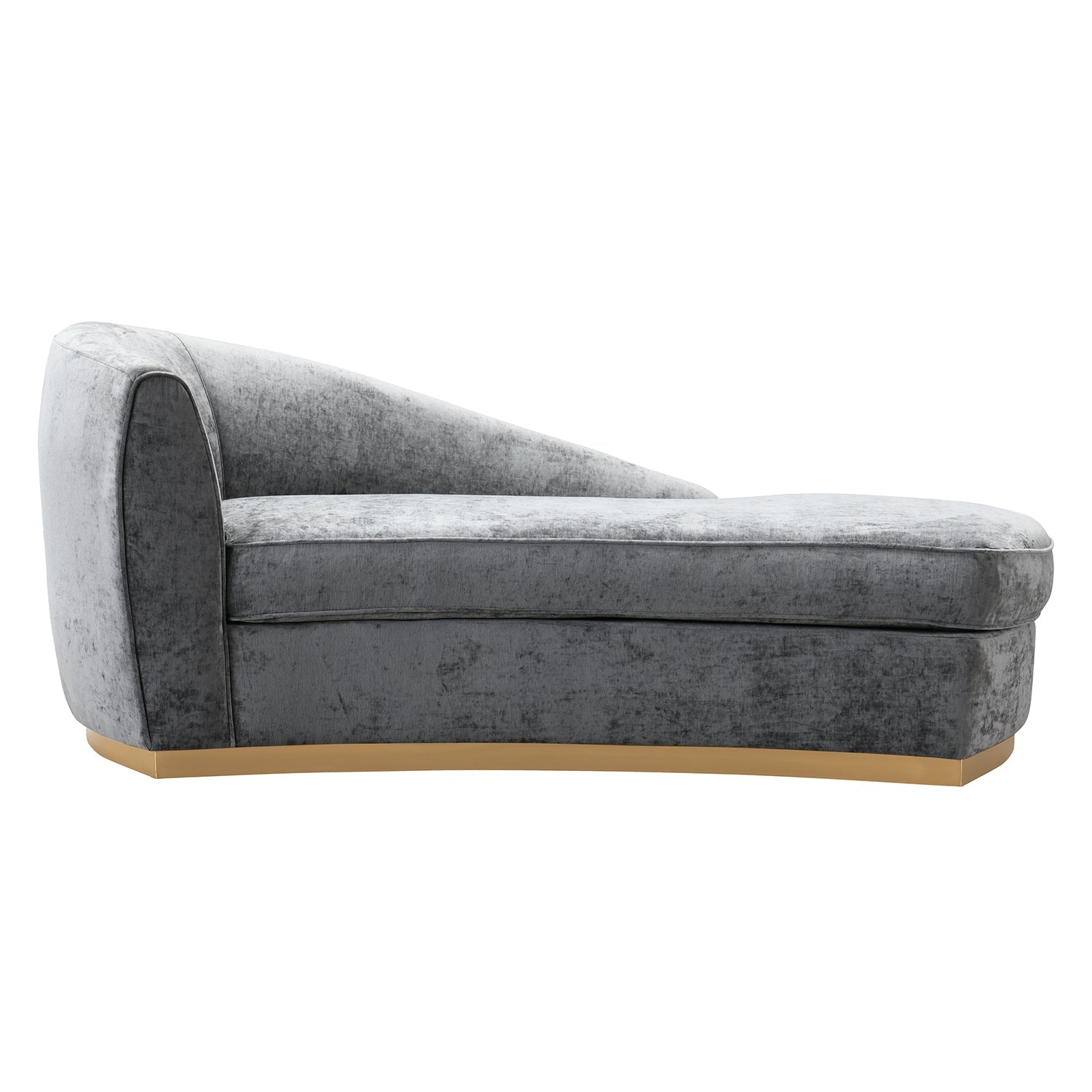 Adele Velvet Chaise | TOV | Home Elegance USA