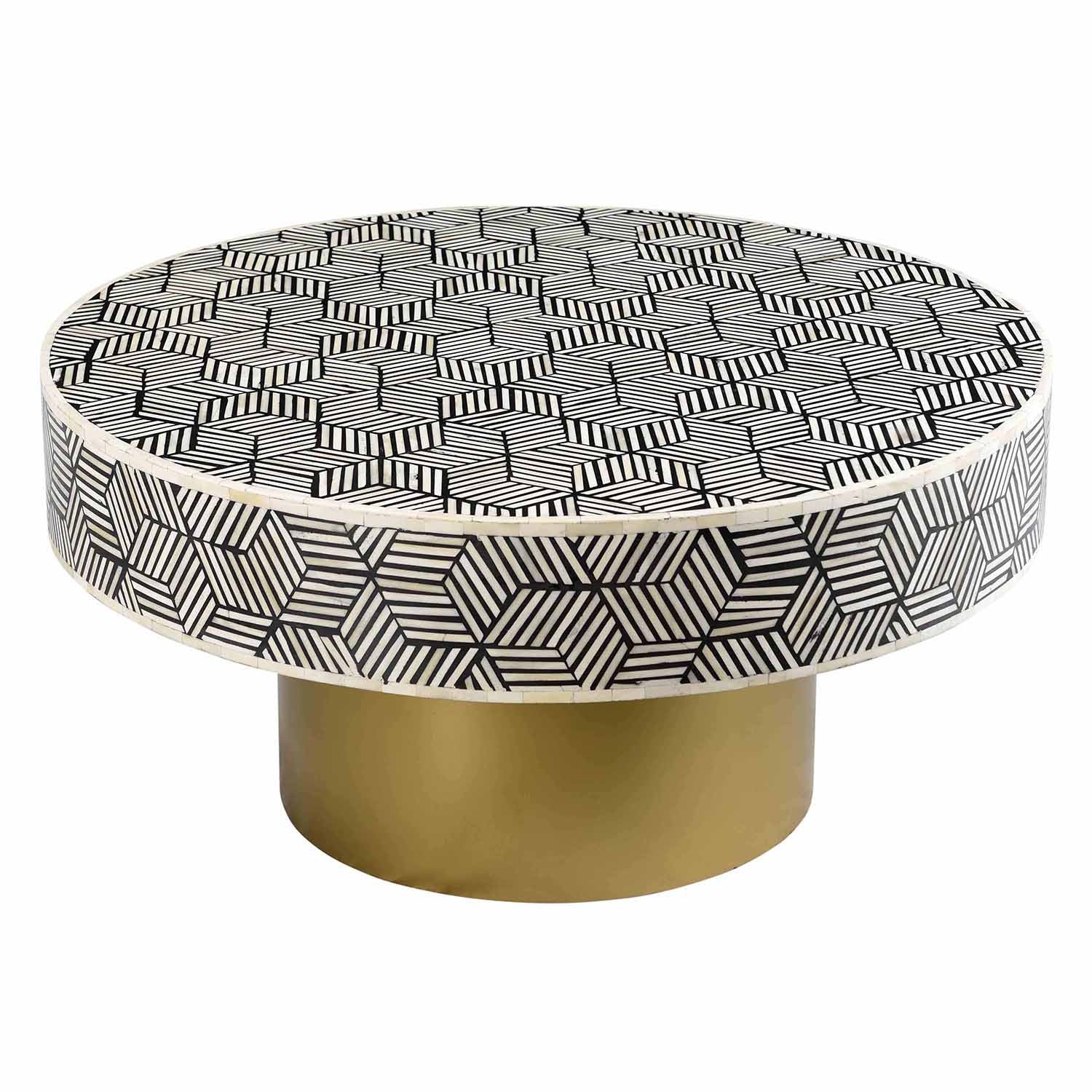 Bone Inlay Coffee Table | TOV | Home Elegance USA
