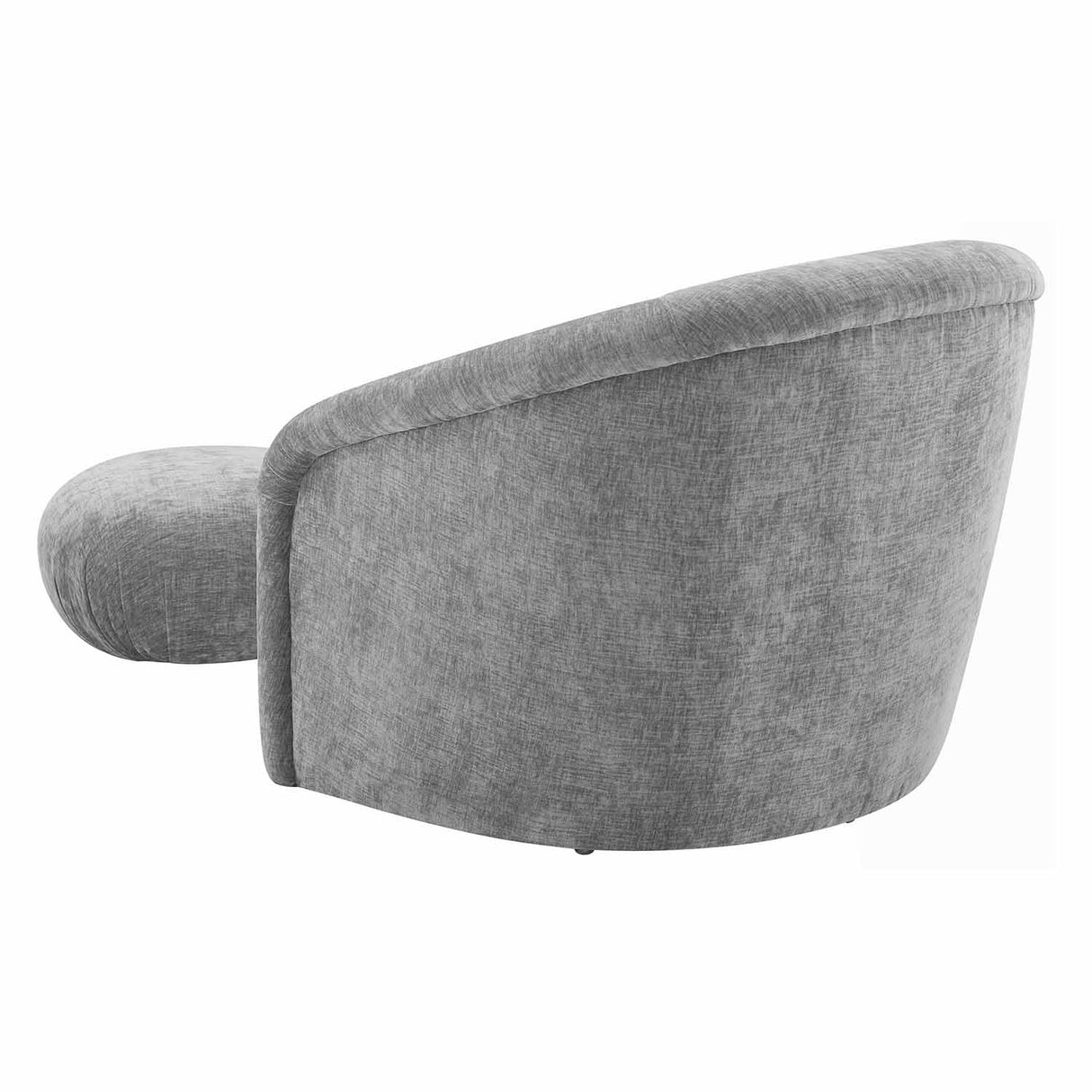 Boboli Chenille Chair/Ottoman Set | TOV | Home Elegance USA
