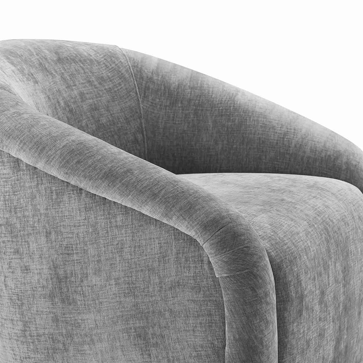 Boboli Chenille Chair/Ottoman Set | TOV | Home Elegance USA