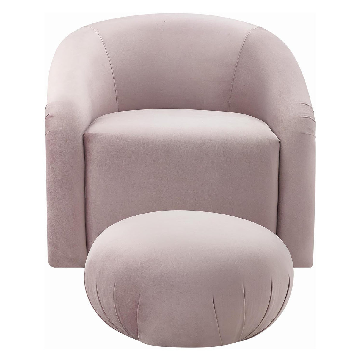 Boboli Velvet Chair/Ottoman Set | TOV | Home Elegance USA