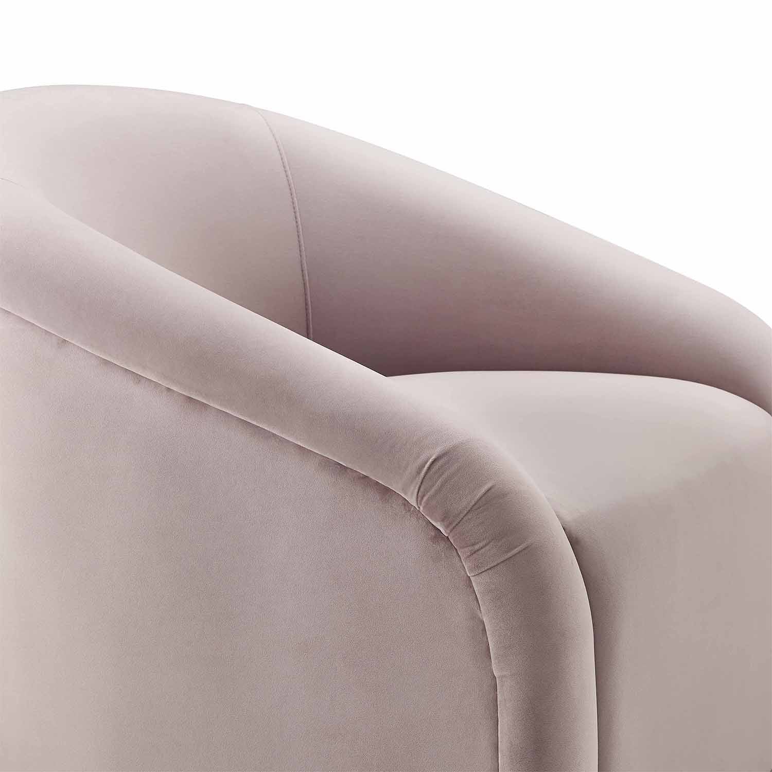 Boboli Velvet Chair/Ottoman Set | TOV | Home Elegance USA