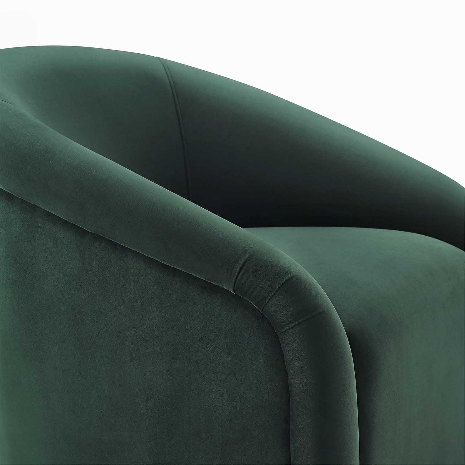 Boboli Velvet Chair/Ottoman Set | TOV | Home Elegance USA
