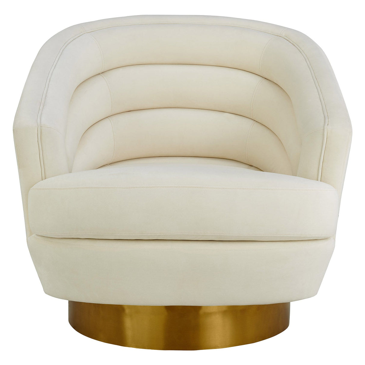 Canyon Velvet Swivel Chair | TOV | Home Elegance USA