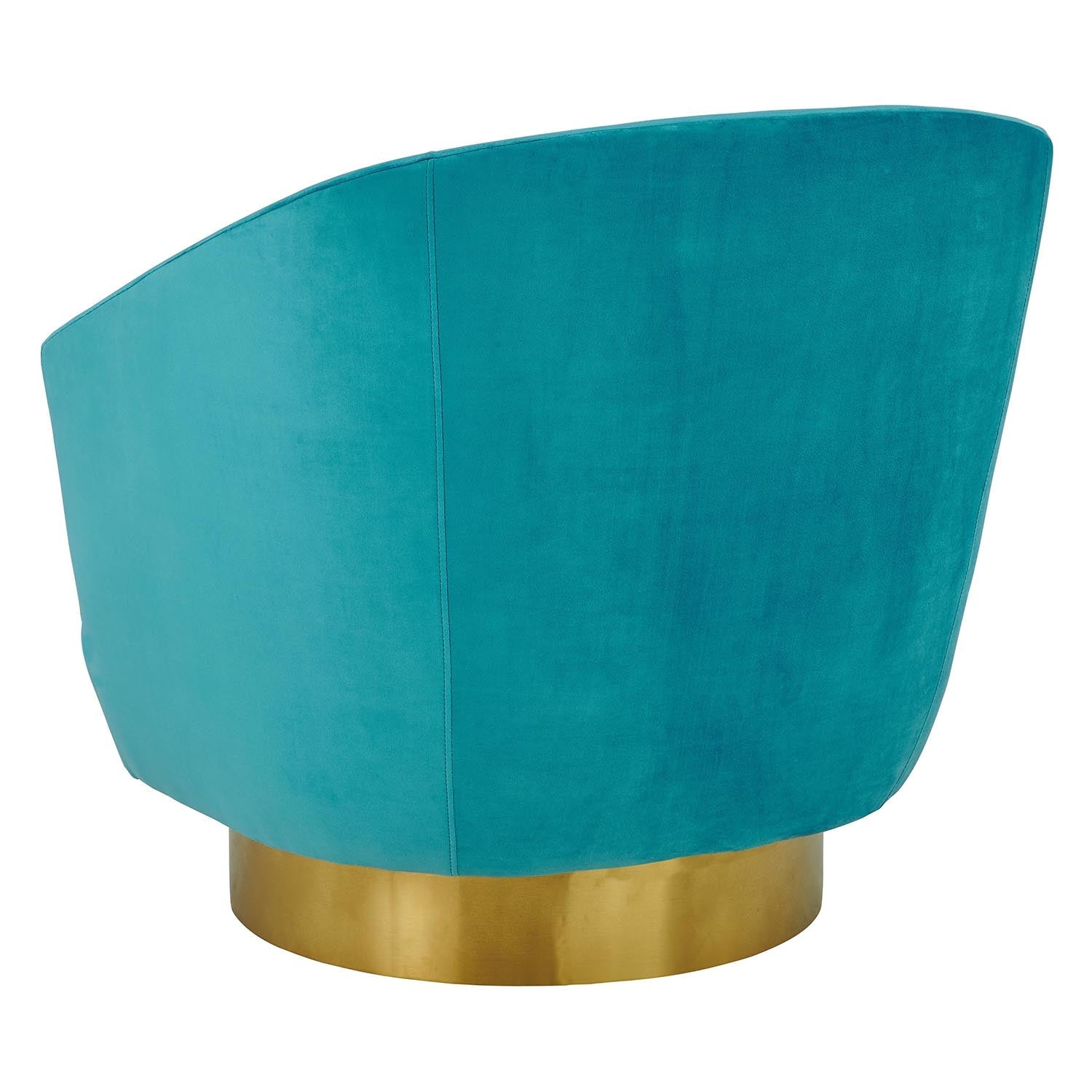Canyon Velvet Swivel Chair | TOV | Home Elegance USA
