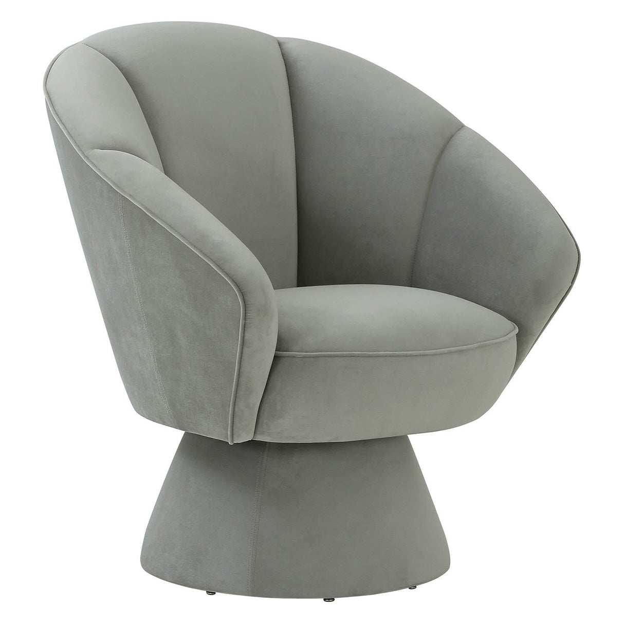 Allora Velvet Swivel Chair | TOV | Home Elegance USA