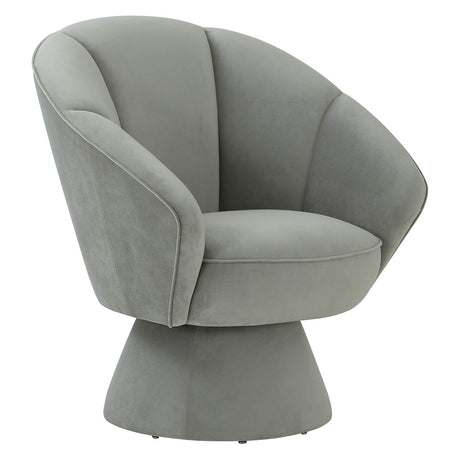 Allora Velvet Swivel Chair | TOV | Home Elegance USA